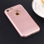 Wholesale iPhone 7 Hard Armor Hybrid Case (Silver)